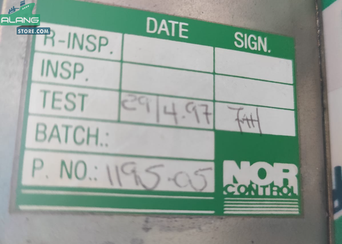 NOR CONTROL  8810  OPERATOR PANEL