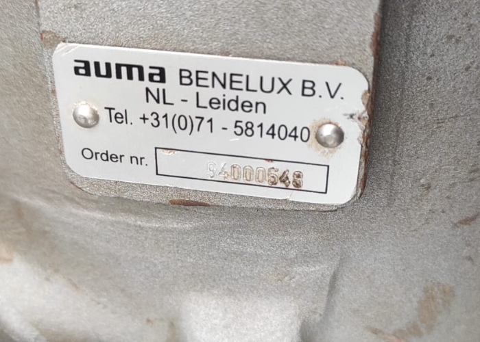 AUMA SG 10.1-F10  TURN ACTUATOR