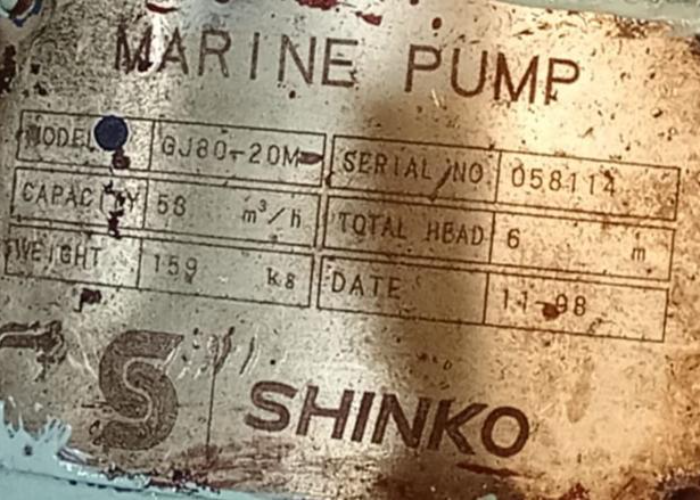 Shinko GJ80-20M  Centrifugal Pumps