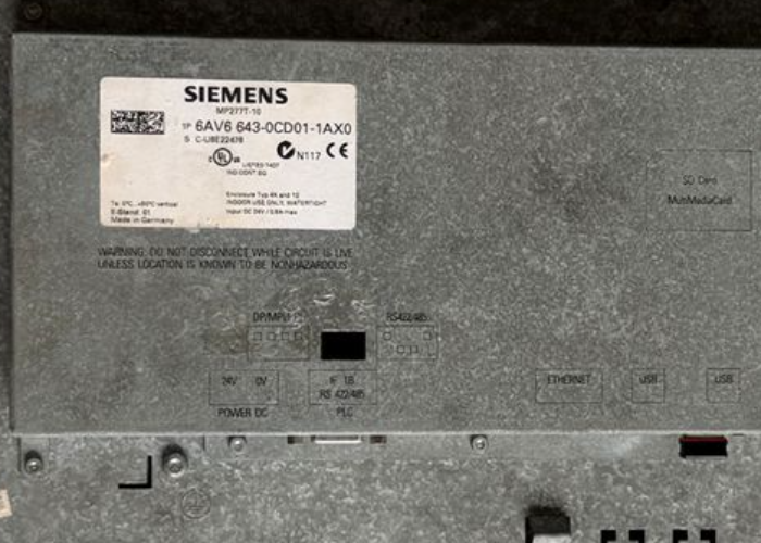 SIEMENS  6MP277T-10  TOUCH HMI